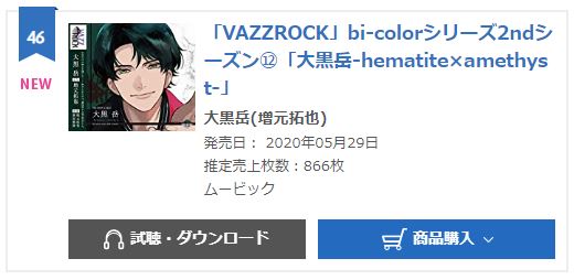 VAZZROCK gaku oguro oricon weekly